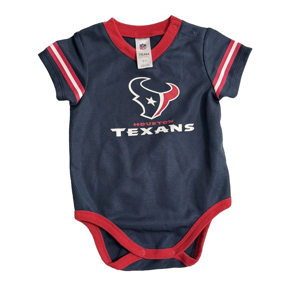 NFL Houston Texans Navy Infant Bodysuit Size 18 Months